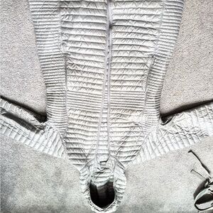 L.L. Bean Silver Puffer Jacket